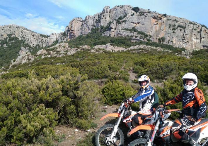 Tour Enduro Sardinia October 2016 with friends from Genoa